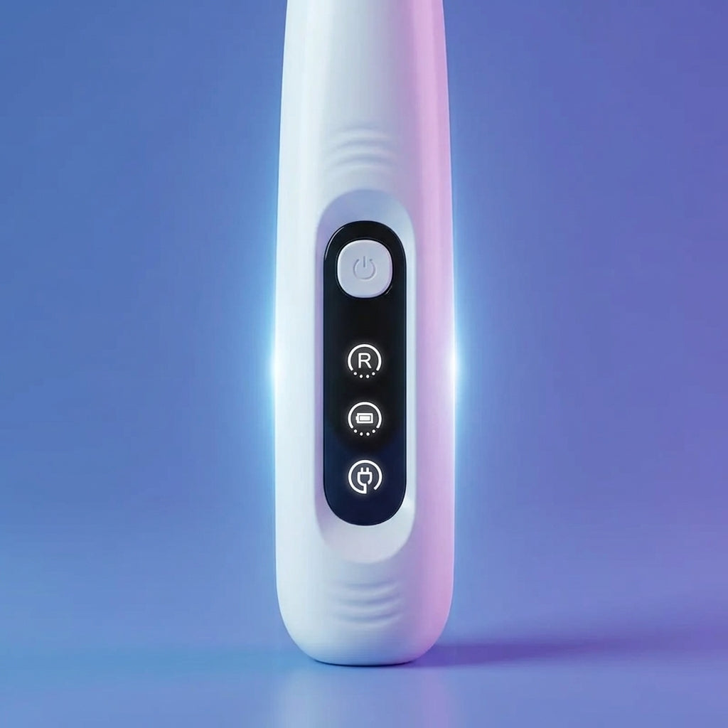 HairTrimPro intelligent LED display showing working status